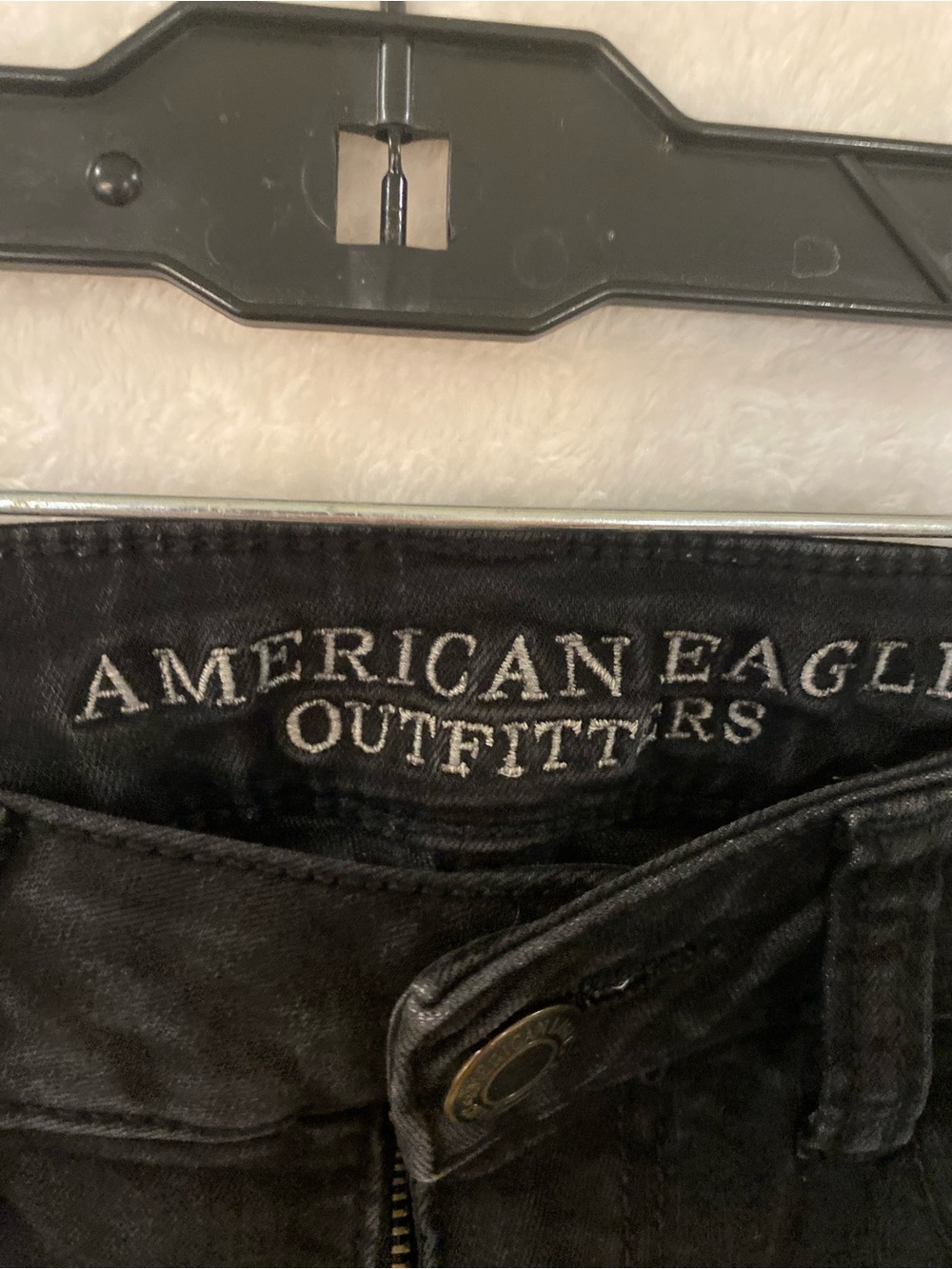 American Eagle Outfitters Women's High-Rise Black Skinny Jeans - Picture 4 of 4